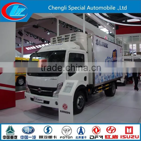 Mini Refrigerated Cold Room Van Truck Dongfeng Refrigerated Freezer Trailer 4*2 Refrigerated Ice Cream Truck photo-2