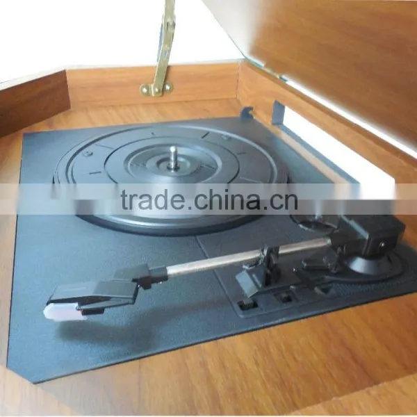 Rain Lane Elegant Furniture Wooden 6-in-1 Vinyl Record Player photo-2