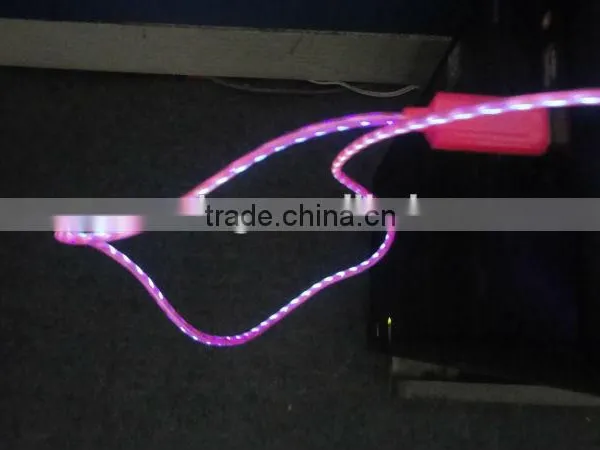 USB EL Wire for Computer-mobile Charging and Data Transmission Language Option French photo-4