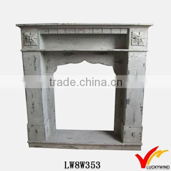 Luckywind dated wooden fireplace