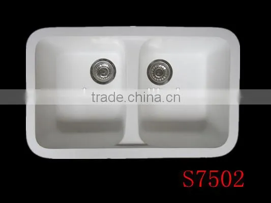 Kitchen Ware Acrylic Artificial Stone Kitchen Sink Double Bowls Resin Sink,wash Basin,Double Sinks Kitchen