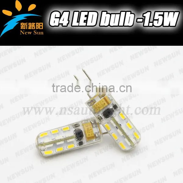 DC/AC 12V 1.5W G4 Led Bulbs 110LM High Brightness Mini Led Light Bulbs G4