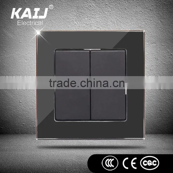 European Standard 2 Gang 1 Way or 2 Way Electrical Lighting Switch photo-3