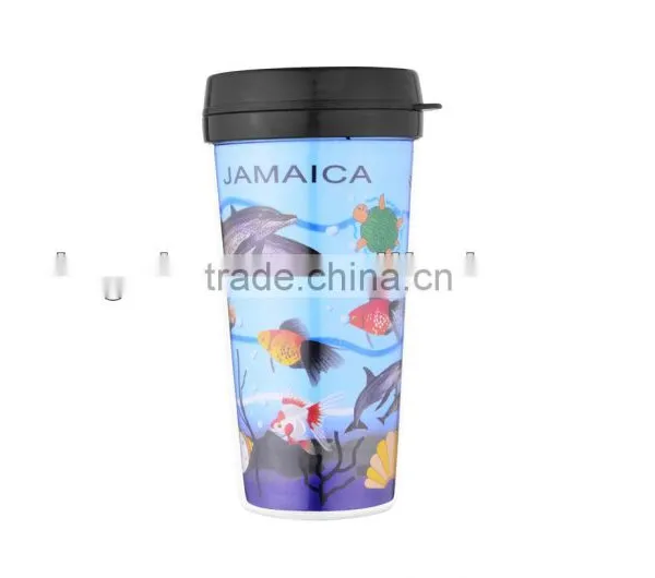 Promotion Double Wall Advertisement Mug