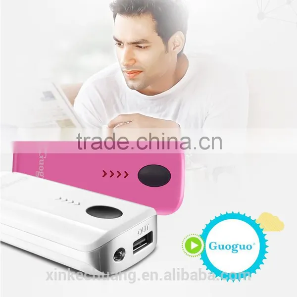 Guoguo 2016 Promotion Fast Charging Portable Fish Mouth 5200mAh Power Bank for Iphone7 photo-2