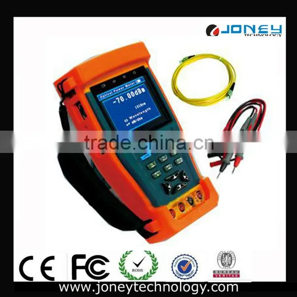 Hot 3.5 inch CCTV ptz control Tester with digital multimeter and optical power meter