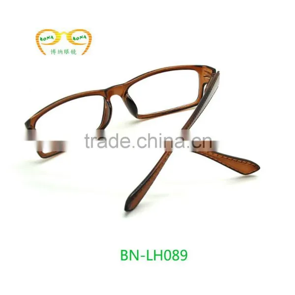 High Quality Wholesale Half Fram Brown Color Reading Glasses photo-4