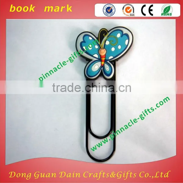 Professional Customized Brand Two Sides Mold High-tech Handmade Pvc Book Marks photo-3