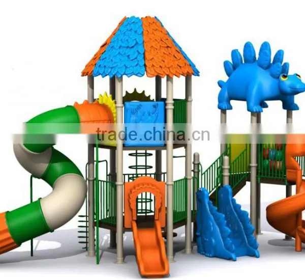 Kids outdoor playground child plastic playyard slides
