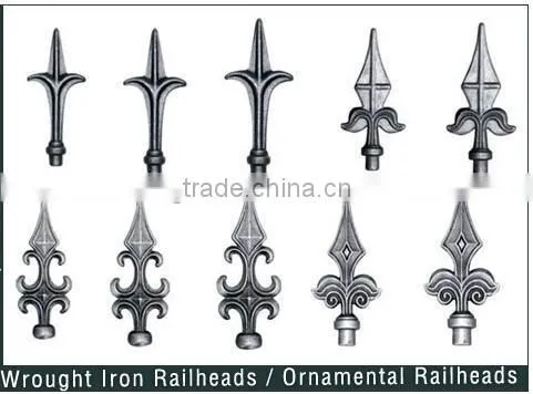 Iron Gate Spear Point Wrought Iron Ornaments photo-6