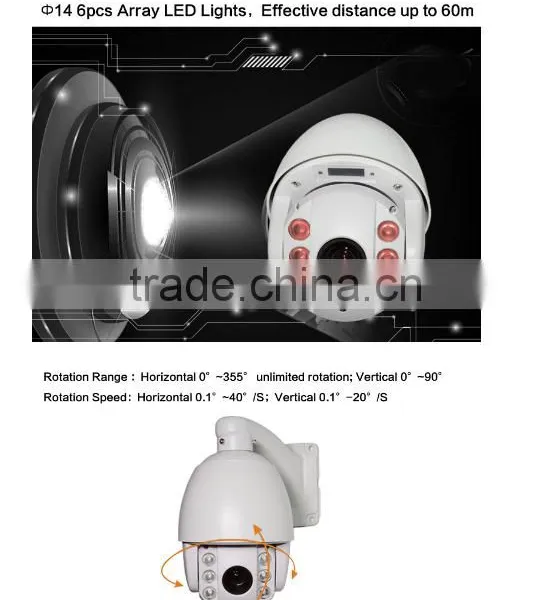2.0 Megapixel HD Waterproof Day/Night Mode Auto-Switch P2p Wireless ip Camera