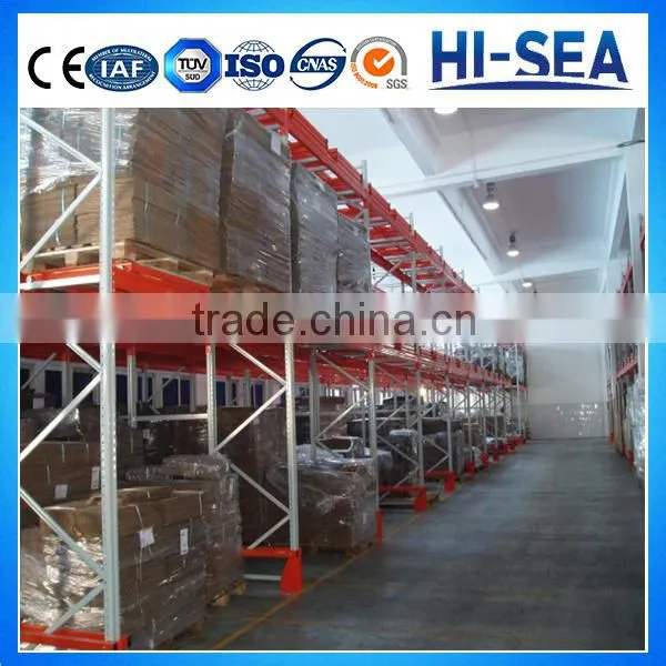 CE Warehouse Steel Rack Cold Storage Push Back Pallet Racking System photo-6