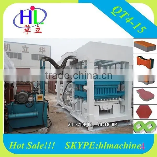 Price List of QT4-15B Concrete Block Making Machine With PLC Control Cabinet Sale in Ethiopia photo-6
