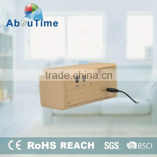 Smart Wood Led Digital Clock photo-3