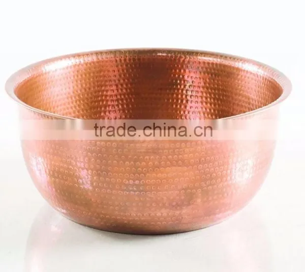 Copper Pedicure Bowl - Hand Hammered