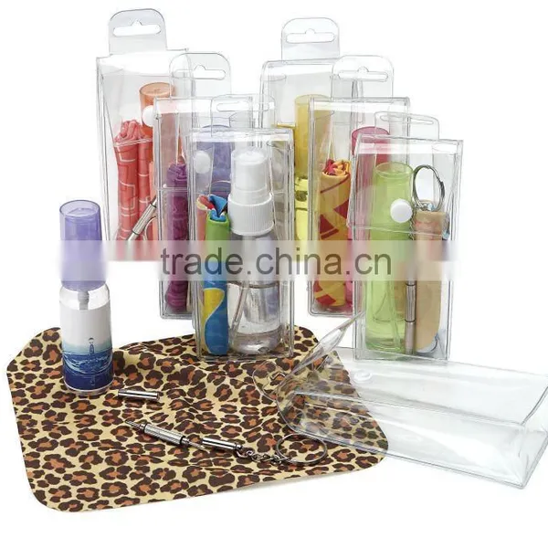 Glasses Lens Spray With Cloth and PVC Case