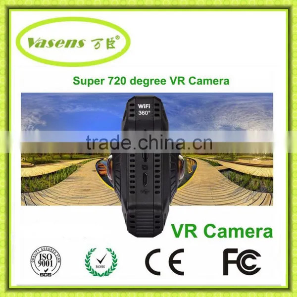 Wifi Dual Lens Fisheye Sport Camera 360 720 Degree Panoramic 1080p Panoramic Camera photo-6