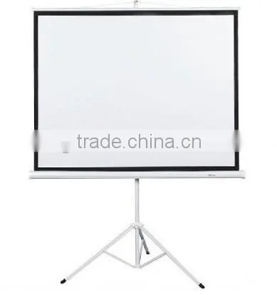 Hot Sale and Best Price 50"-200" Matte White Portable Tripod Projector Screen/outdoor Projector Screen photo-3