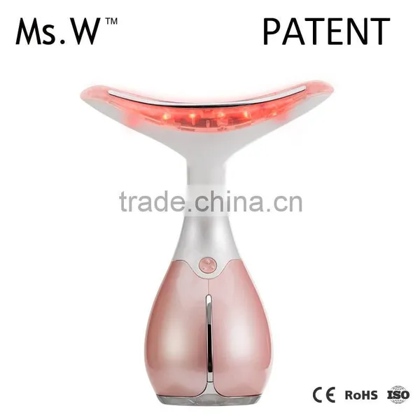 Portable Electric Massage Neck Device Remove Wrinkle Match With Cream Use Help Nutrition Absorb ST-H309 photo-4