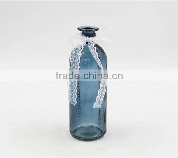 Small Mouth Colorful Glass Vase With Decoration photo-2