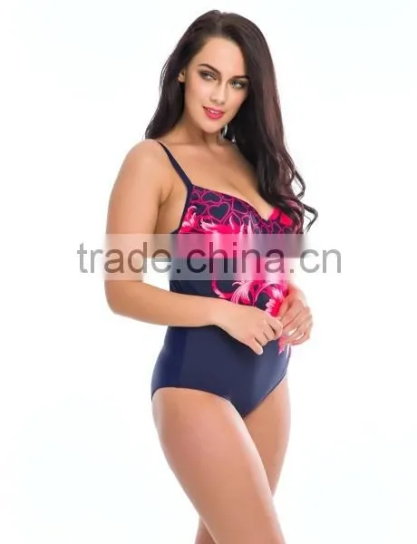 2016 New Sublimation Printed Plus Size Swimwear photo-2