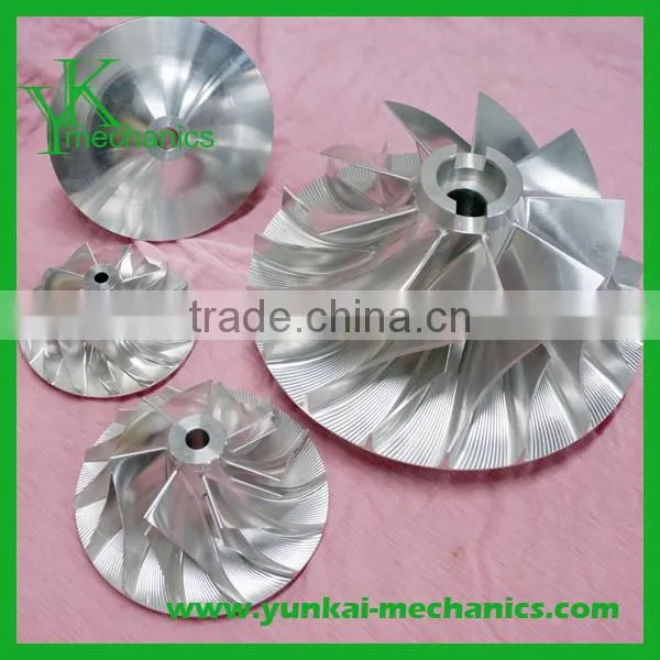 High Precision Cnc Machining Axial Fan Impeller, Aluminum Precision Axial Fan Impeller