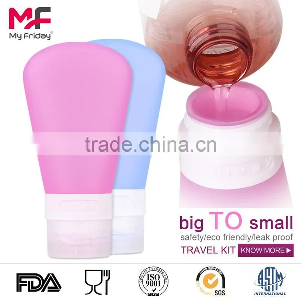 Smart Portable Travel Picnic Kit BPA Free Leak-proof Silicone Tube photo-2