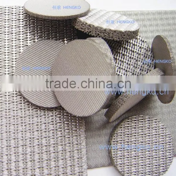 Multilayer Wire Mesh Sintered Stainless Steel Filter Disc photo-2