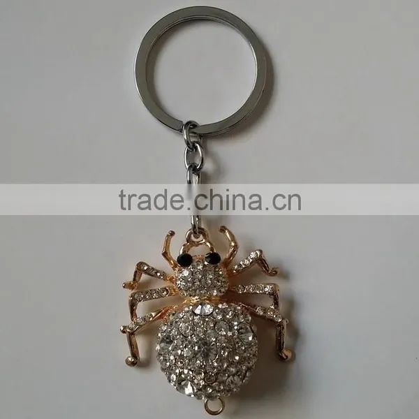 Rhinestones Spider Key Chain,jewelled Key Chain photo-2