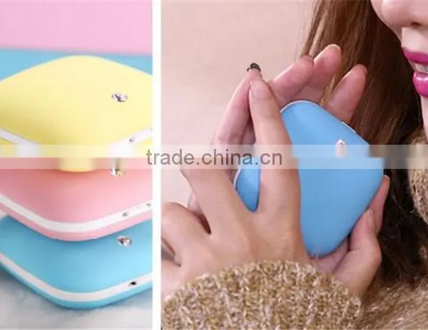 Creative Carat USB Charging Mobile Power Mini Double Sided Fever Convenient Hand Warmer Multifunctional Hand Warmer photo-2
