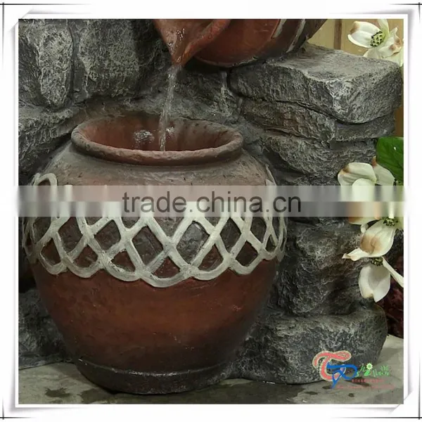 Fiberglass Jar Garden Fountain Water photo-3