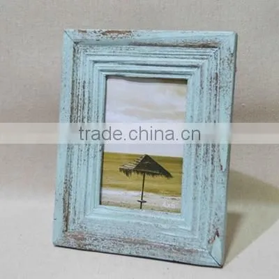 Hot Sell Colorful Antique Style 5*7'' Wooden Picture Frame for Home Decoration photo-3