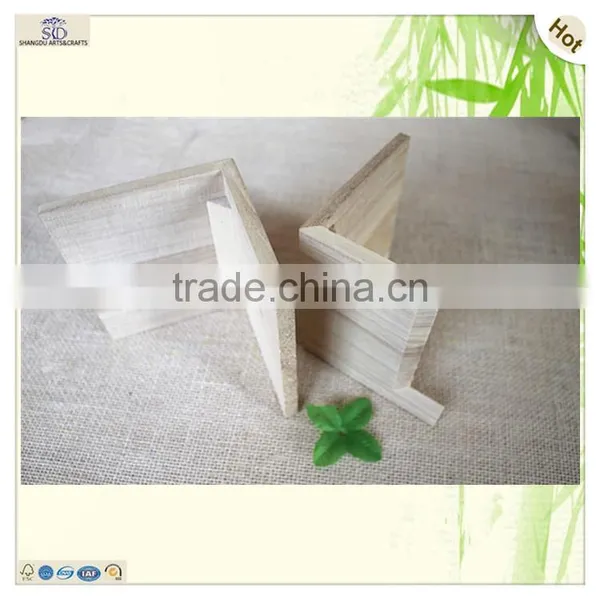 Craft Heart Shaped Twins Wooden Bird House Cage photo-6