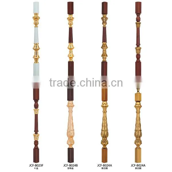 Luxury Design Indoor Color Coated Aluminum Stair Railing Baluster photo-6