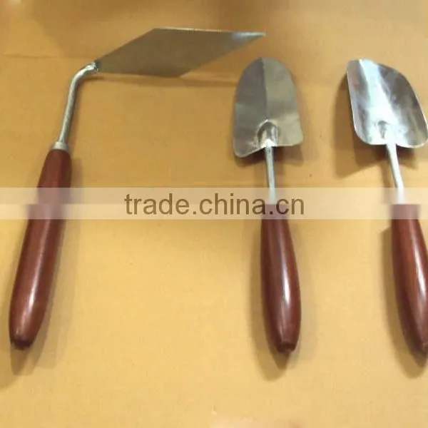 Low Price 3 Piece Garden Hand Tool Set, Wooden Handle Garden Tool Set, Garden Tools India photo-2