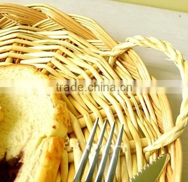 Wholesale Eco - Friendly Handmade Durable Brown Wicker Bread Fruit Basket With Cover photo-5