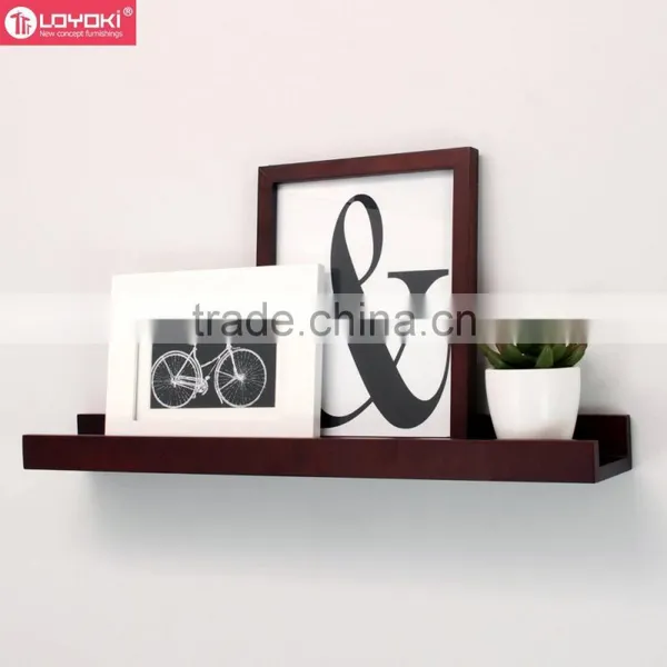 Edge Picture Frame Ledge Shelf 23-Inch by 4-Inch Home Furniture for Wall Decoration Wall Mounted Shelf photo-2