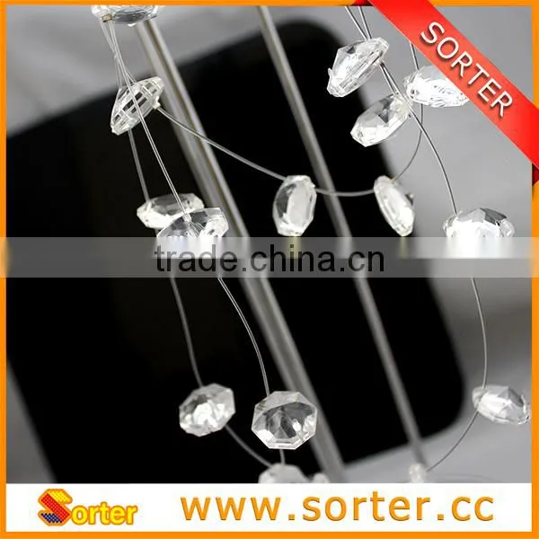 Woman Crystal Glass Necklace photo-2