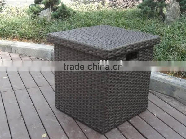 Outdoor Furniture Waterproof Rattan Storage Boxs With Cushion photo-5