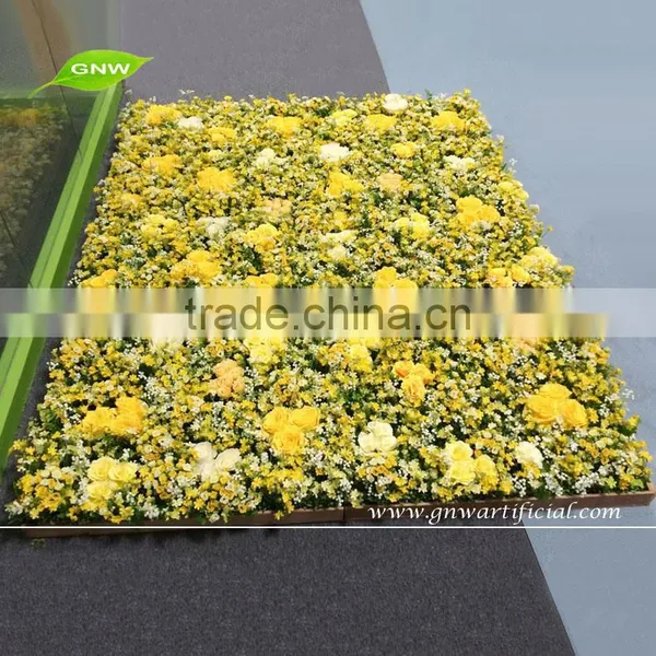 GNW 2016 Hot-selling 6.5ft Wedding Flower Wall Backdrop With Sil Rose for Wedding Stage Decoration photo-2
