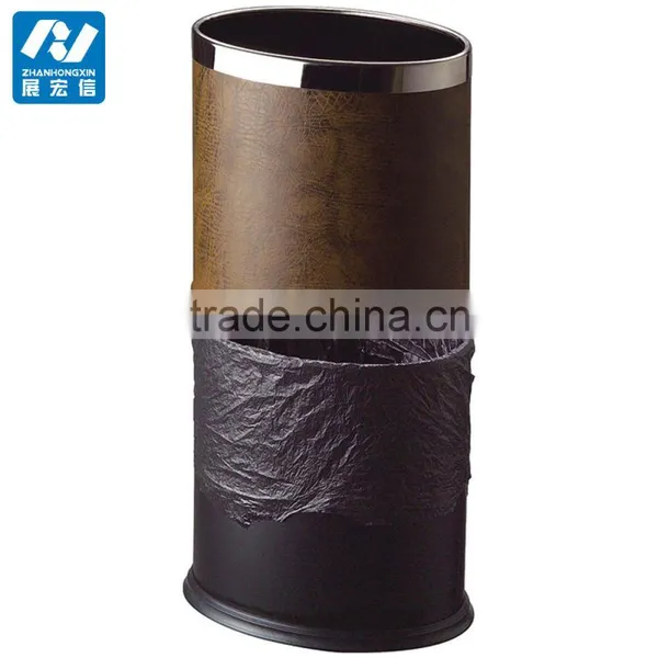 Office Waste Paper Bin Metal Trash Bin Hotel Indoor Dustbin Chatroom photo-6