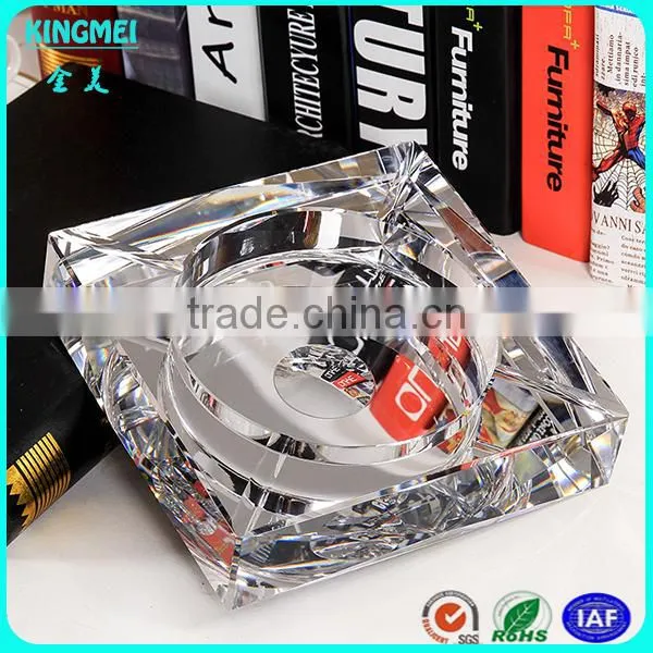 Crystal Glass Cigar Ashtray for Business Gifts photo-6