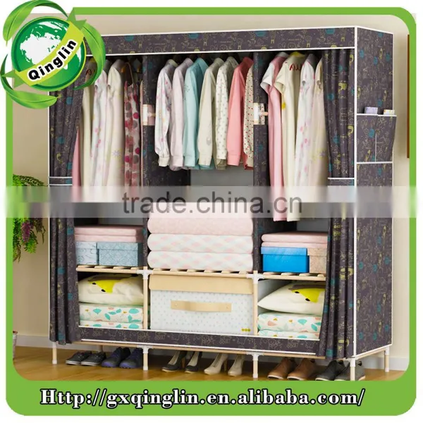 Big Size 150*45*170cm Nice Folding Wardrobe Closet Cabinet Made in China photo-3