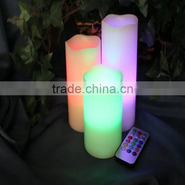 Hight Quality Multi-color Battery Operated Led Frameless Candle Light With Remote 2016 photo-4