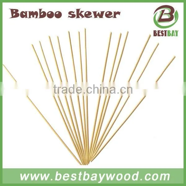 Factory Hot Sell Bamboo Bbq Skewer,bamboo Skewer 40cm photo-2