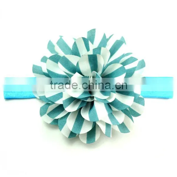 Handmade Fabric Flower Headband for Kids Hair Accessories photo-3