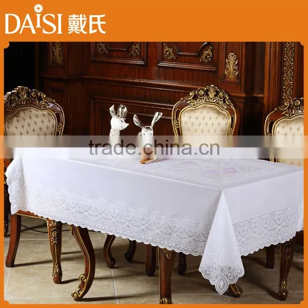 Table Covers Vinyl Lace Tablecloth Roll PVC Tablecloth Roll photo-6