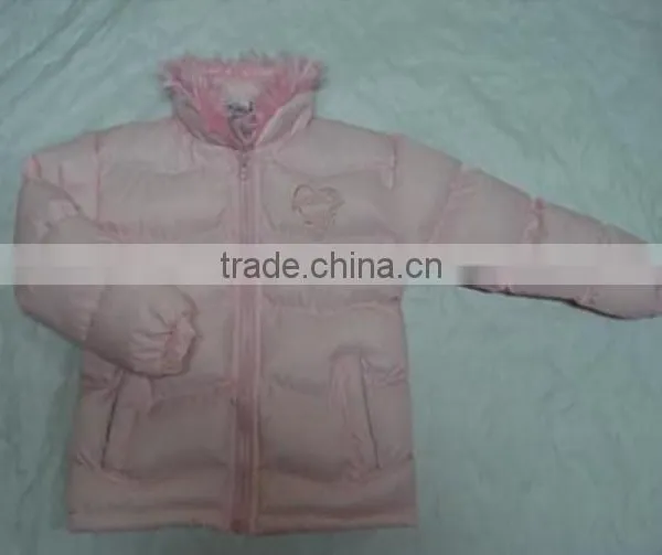 Girls' Padding Jacket In Stock photo-5