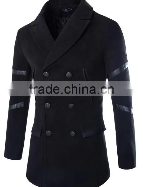 Custom Made Fashion Overcoat, Wholesale Design Quality Mens Winter Clothing photo-4