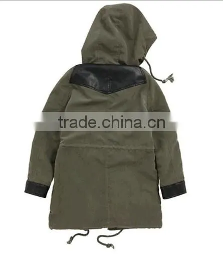 Little Girl's Hooded Parka With Removable Fleece LiningPQ257 photo-4